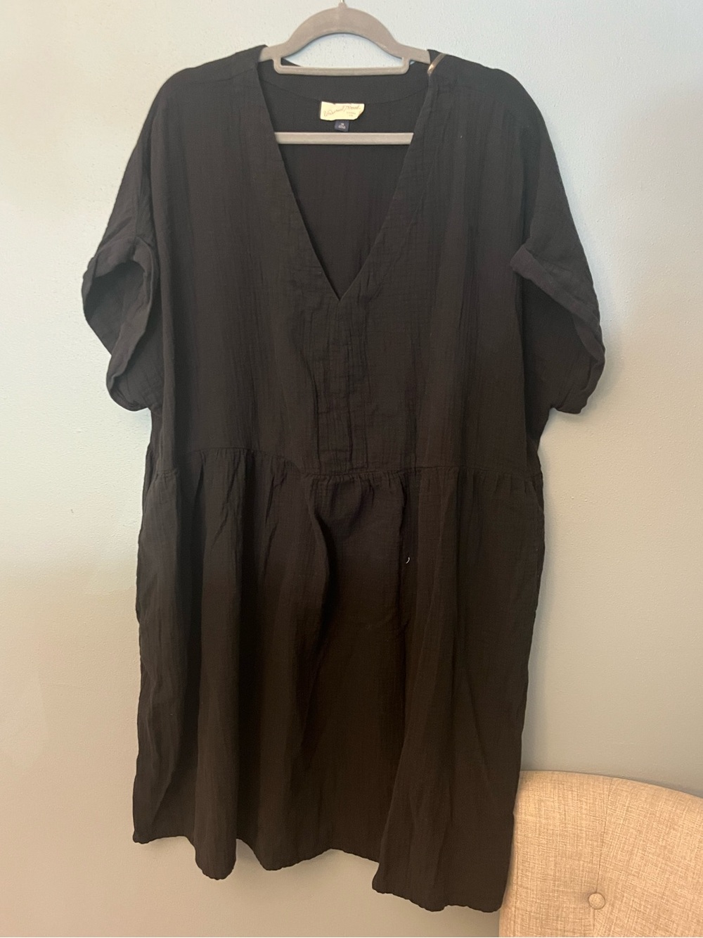 Universal Thread V-Neck Gauze Dress